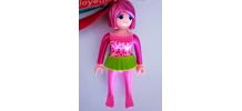 Porte clé Playmobil "anniversaire", bijou de sac