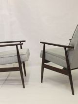 PAIRE DE FAUTEUILS HENRYK LIS 300-190 ANNEE 1970.