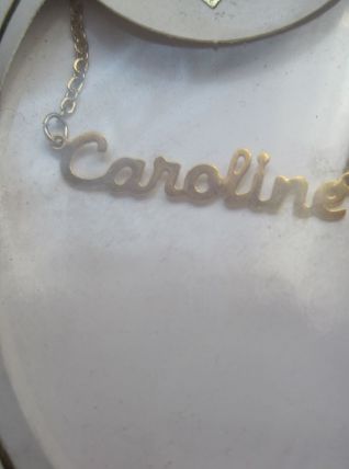 collier prénom CAROLINE 