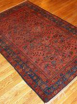 Tapis ancien Persan Lilihan fait main, 1B129