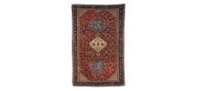 Tapis ancien Persan Khamseh fait main, 1B189