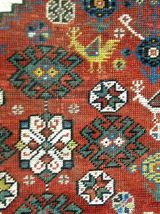 Tapis ancien Persan Khamseh fait main, 1B189