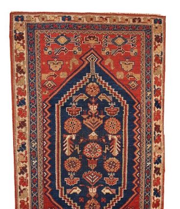 Tapis ancien Persan Shiraz fait main, 1B223
