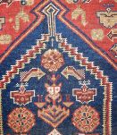 Tapis ancien Persan Shiraz fait main, 1B223