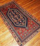 Tapis ancien Persan Shiraz fait main, 1B223