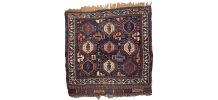 Tapis ancien Persan Khamseh fait main, 1B318