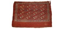 Tapis ancien Turkmène Yomud fait main, 1B320