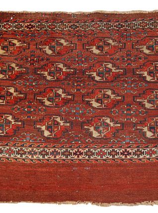 Tapis ancien Turkmène Yomud fait main, 1B320