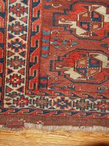 Tapis ancien Turkmène Yomud fait main, 1B320