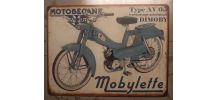 Plaque métal vintage Motobecane AV65