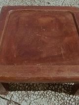 banc , table  basse en bois ,vintage
