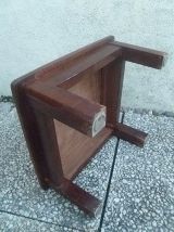 banc , table  basse en bois ,vintage