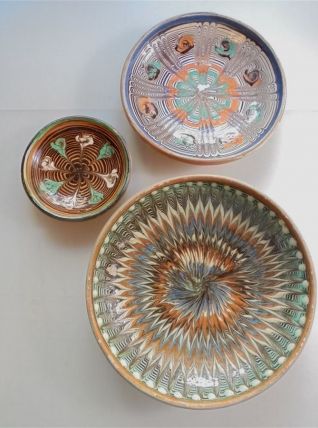 Set de 3 coupelles en terre cuite