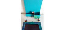 Cadre Playmobil, pêle-mêle, range courier, porte clé