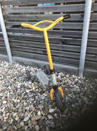 Trottinette vintage 3 roues en métal marque JUDEZ