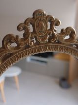 Miroir psyché sur pied en laiton