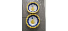 Duo d'Assiettes '' Marc PALLUY '' VINTAGE 