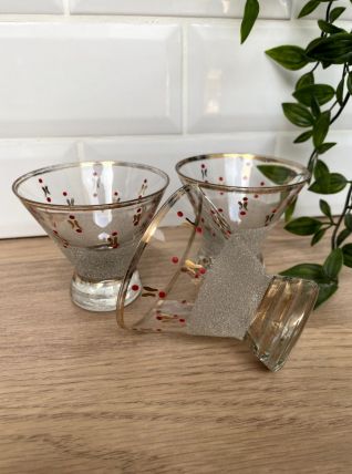 3 verres années 50 