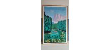 affiche publicitaire Air France - Canada
