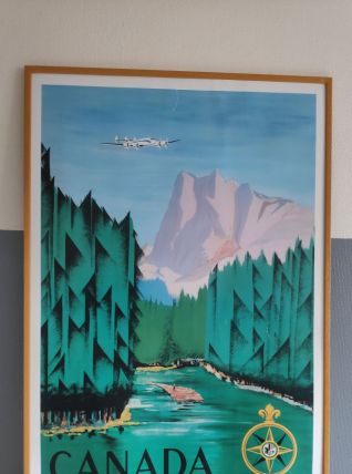 affiche publicitaire Air France - Canada
