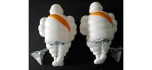 2 bibendum michelin 21 CM avec attaches