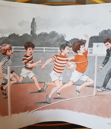 3 belles affiches d'école ancienne vintage