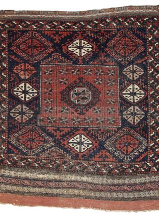 Tapis ancien Afghan Baluch fait main, 1B326
