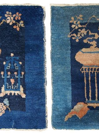 Tapis ancien Chinois Peking fait main, 1B327