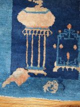 Tapis ancien Chinois Peking fait main, 1B327