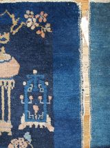 Tapis ancien Chinois Peking fait main, 1B327