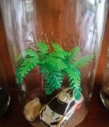 Lampe bocal thème voiture