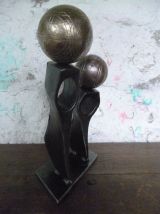 SCULPTURE " PROMENADE - MERE - FILLE "