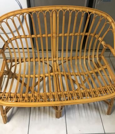 Banquette en rotin