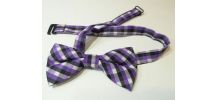 Nœud papillon rustique violet
