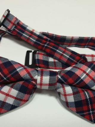 Nœud papillon rustique rouge