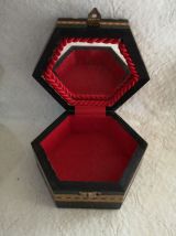 LOT 2 boites bijoux bois et nacre