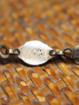 Ancien Bracelet argent et pierre bleu  année 70