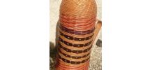  thermos ancien en osier vintage