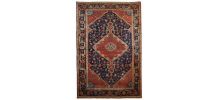 Tapis ancien Persan Malayer fait main, 1B421