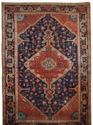 Tapis ancien Persan Malayer fait main, 1B421