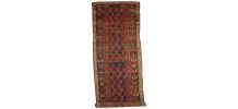 Tapis ancien Persan Kurdish fait main, 1B431