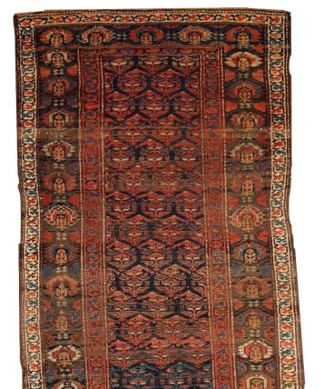 Tapis ancien Persan Kurdish fait main, 1B431