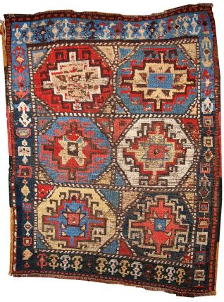 Tapis ancien Persan Kurdish fait main, 1B441