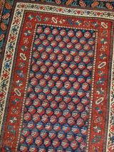 Tapis ancien Caucasien Gendje fait main, 1B475