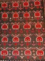 Tapis ancien Caucasien Karabagh fait main, 1B476
