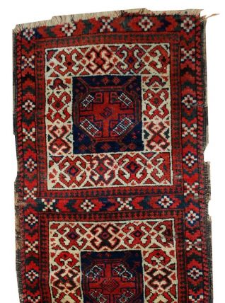 Tapis ancien Afghan Baluch fait main, 1B486