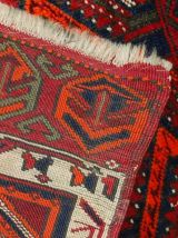 Tapis ancien Turc Yastik fait main, 1B487