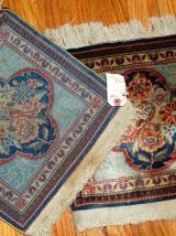 Tapis ancien Persan Dabir Kashan fait main, 1B488