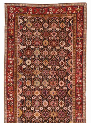 Tapis ancien Caucasien Karabagh fait main, 1B490