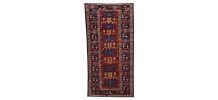Tapis ancien Caucasien Azerbaijani Shirvan fait main, 1B491